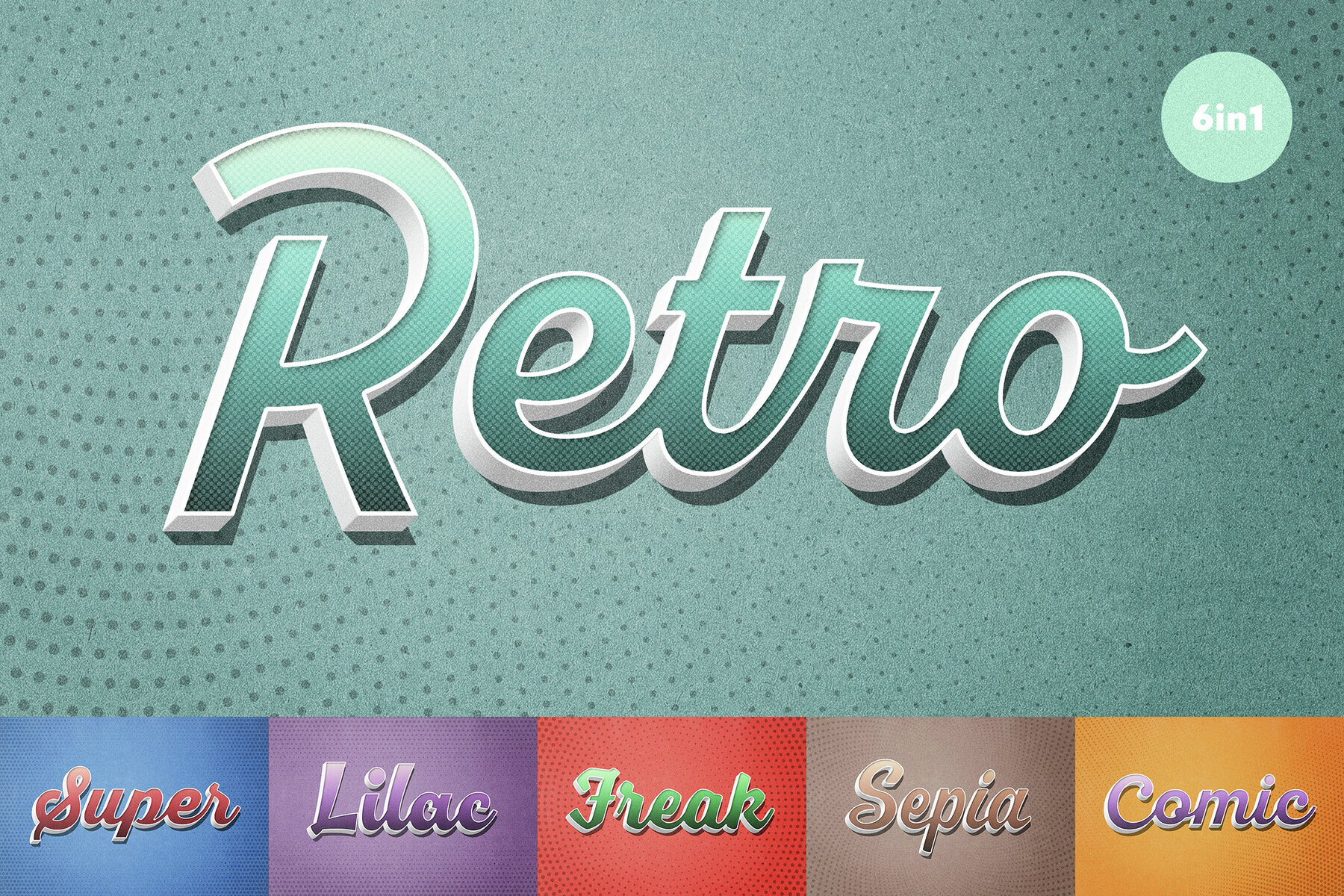 Vintage Comic Text Effect 1