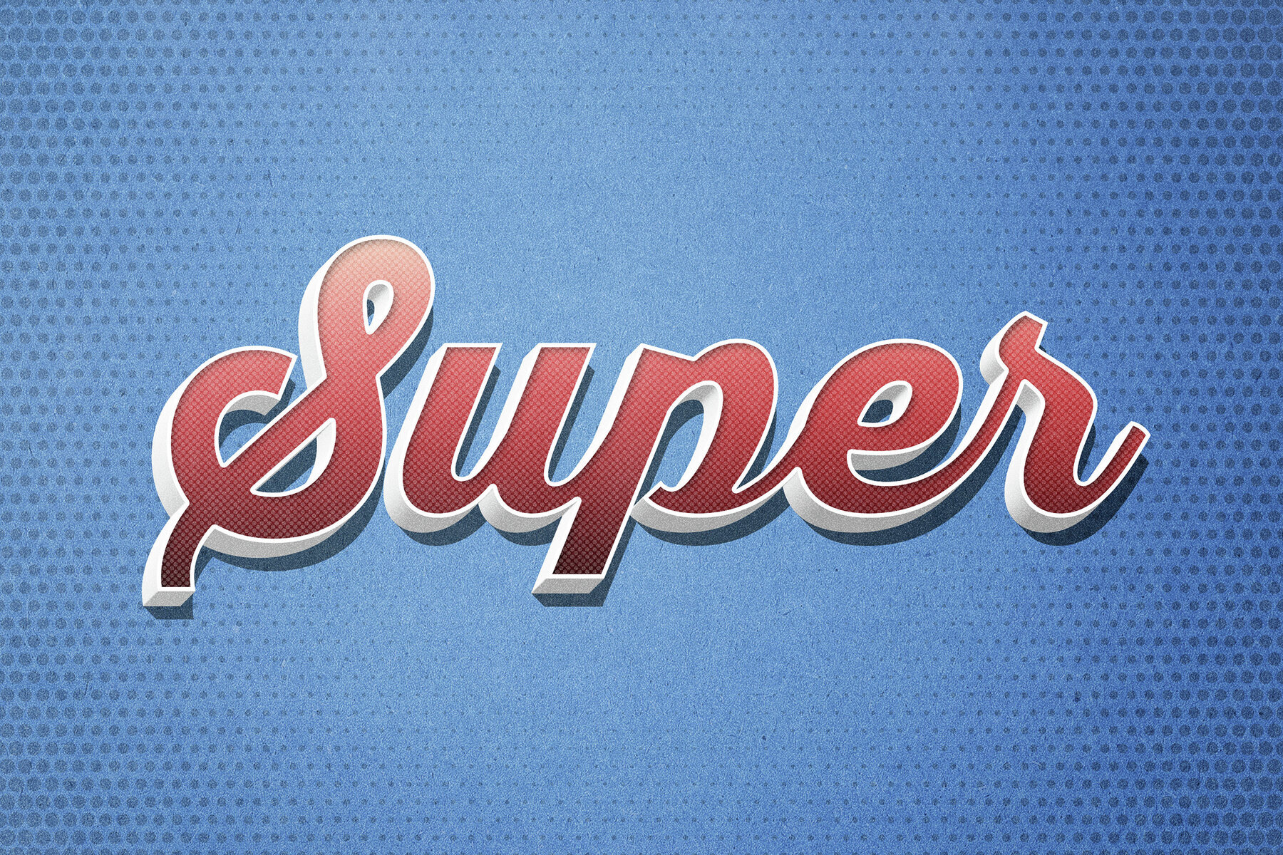 Vintage Comic Text Effect 3