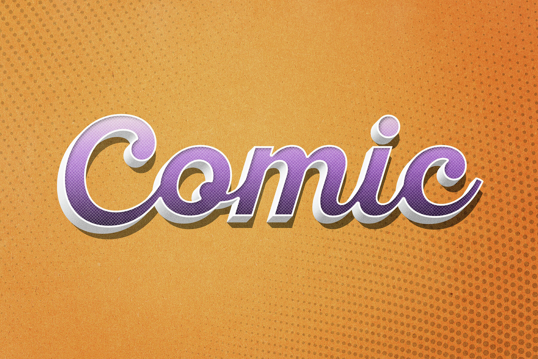 Vintage Comic Text Effect 7