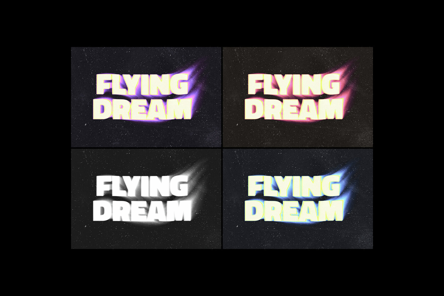 Blurry Flowing Text Effect 2