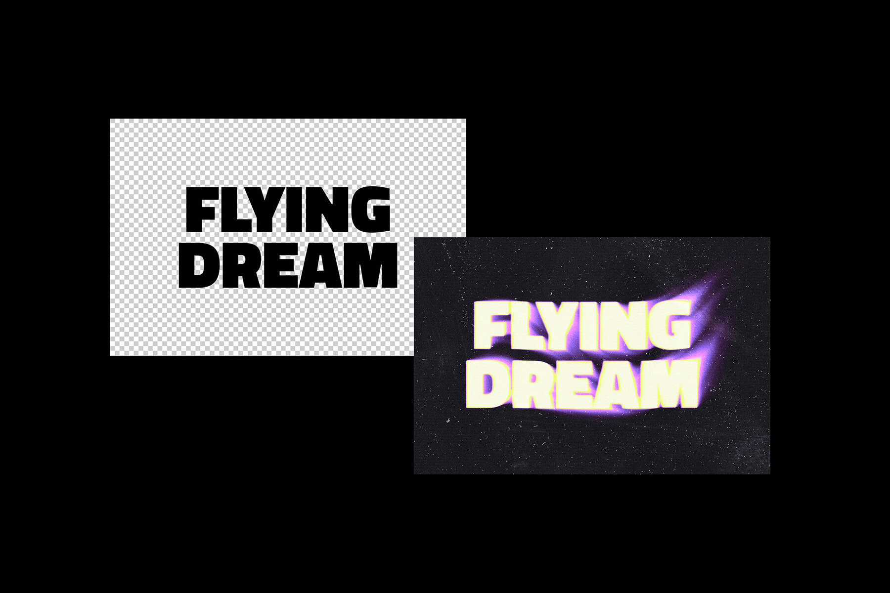 Blurry Flowing Text Effect 6