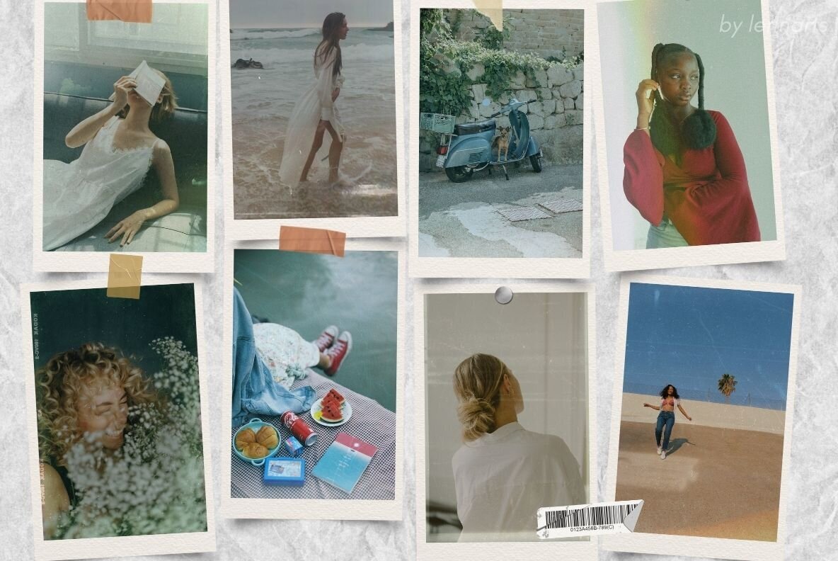 20 Vintage Film Overlay Textures 2