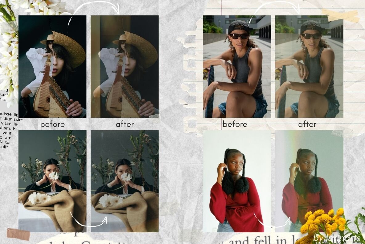 20 Vintage Film Overlay Textures 8