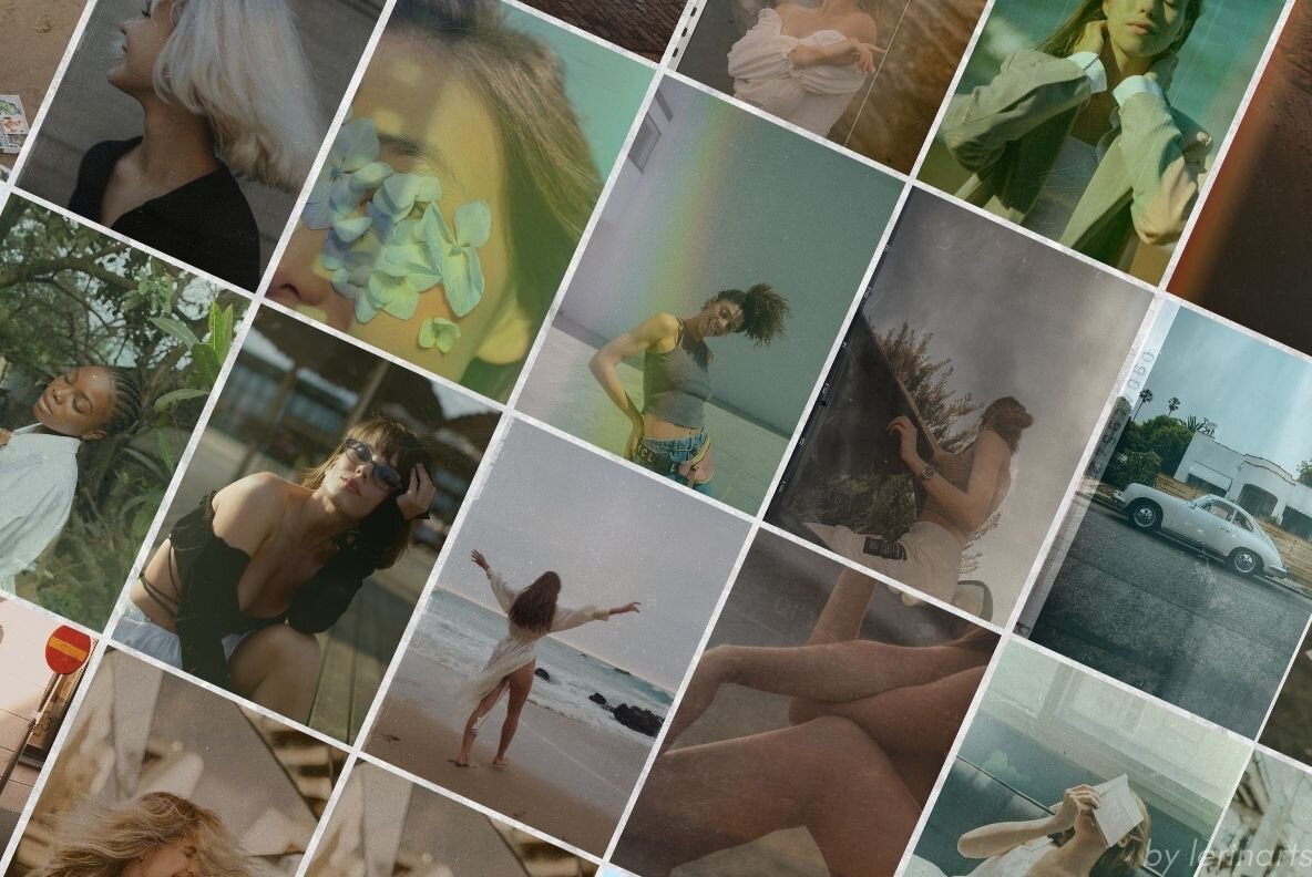 20 Vintage Film Overlay Textures 9