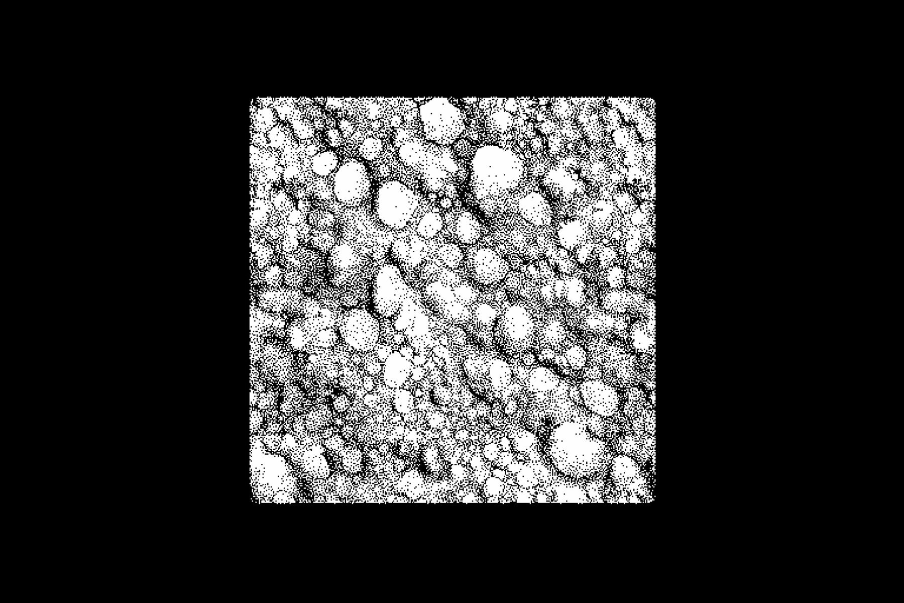 Abstract Dithering Bitmap Shapes 3