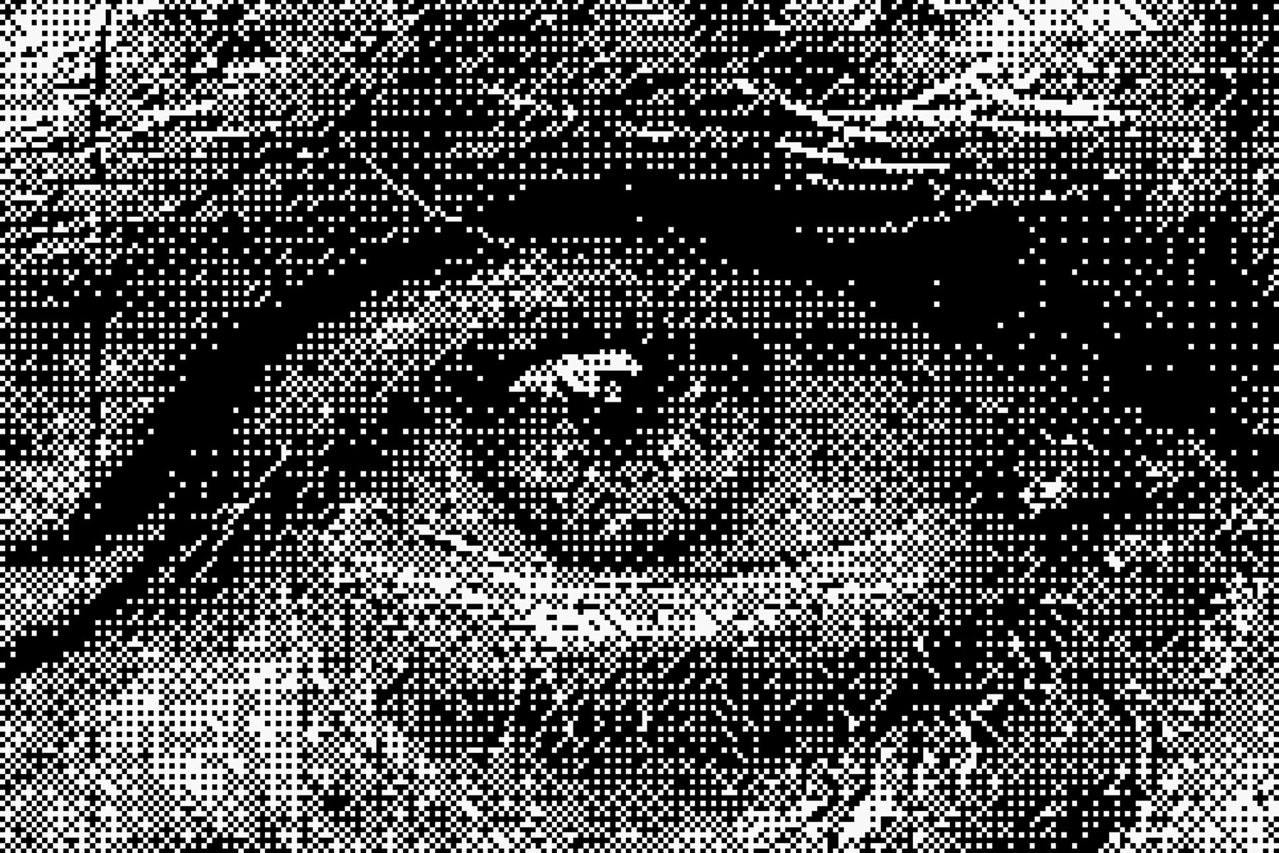Abstract Dithering Bitmap Shapes 7