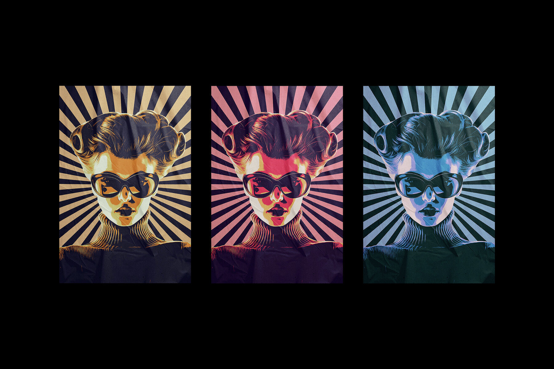 Vintage Pop Art Photo Effect 2