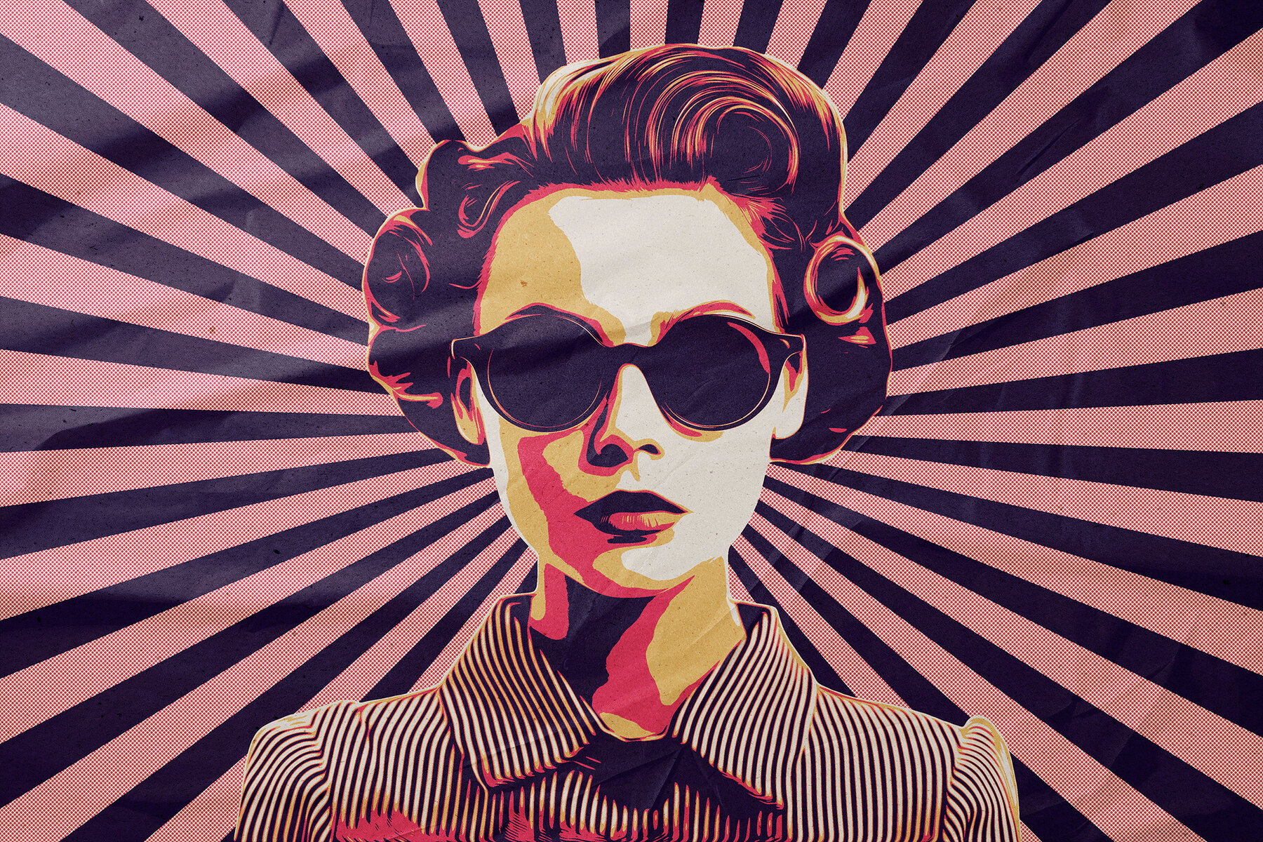 Vintage Pop Art Photo Effect 3