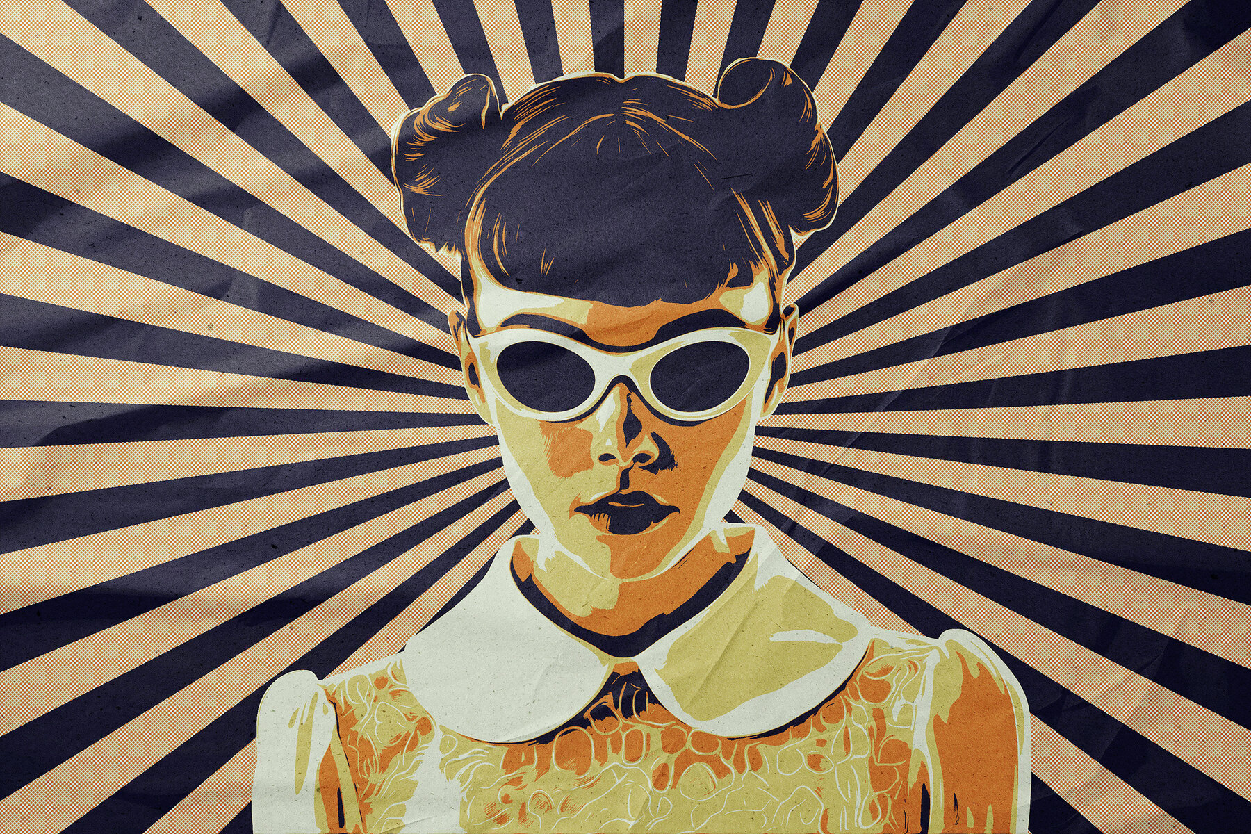 Vintage Pop Art Photo Effect 5