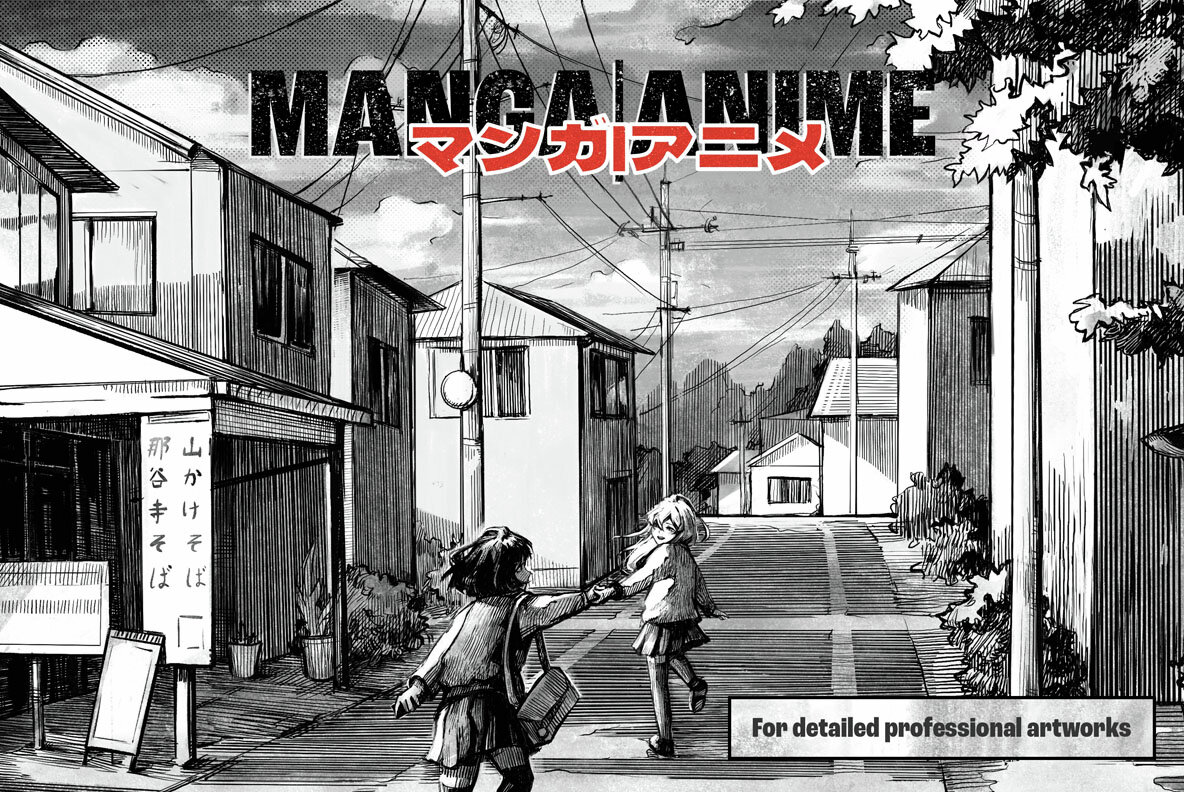 Manga Brushes Procreate Bundle 5