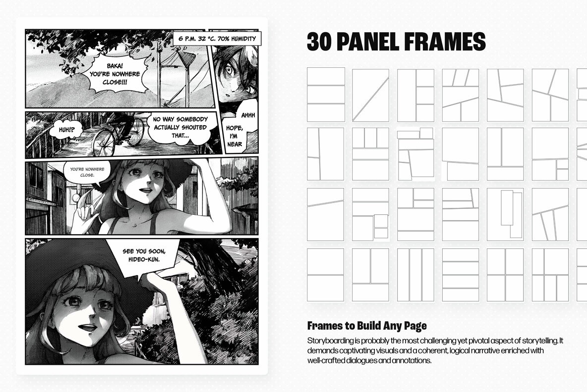 Manga Brushes Procreate Bundle 21