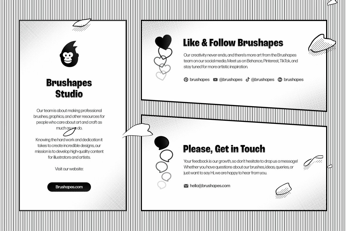 Manga Brushes Procreate Bundle 25