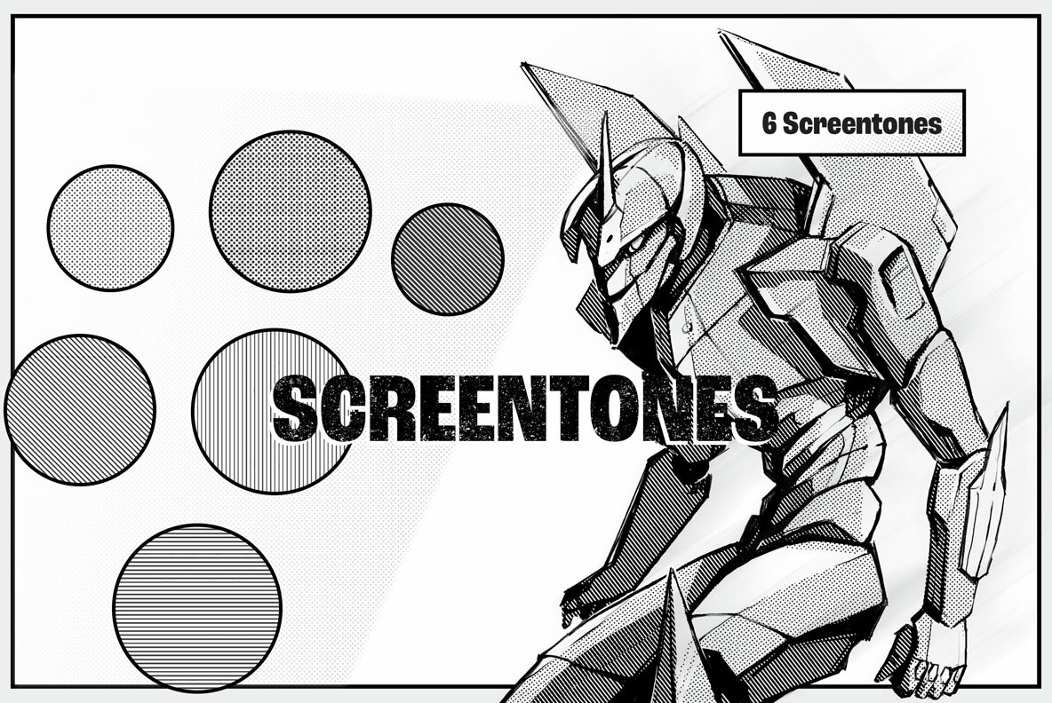 Manga Brushes Illustrator Bundle 8