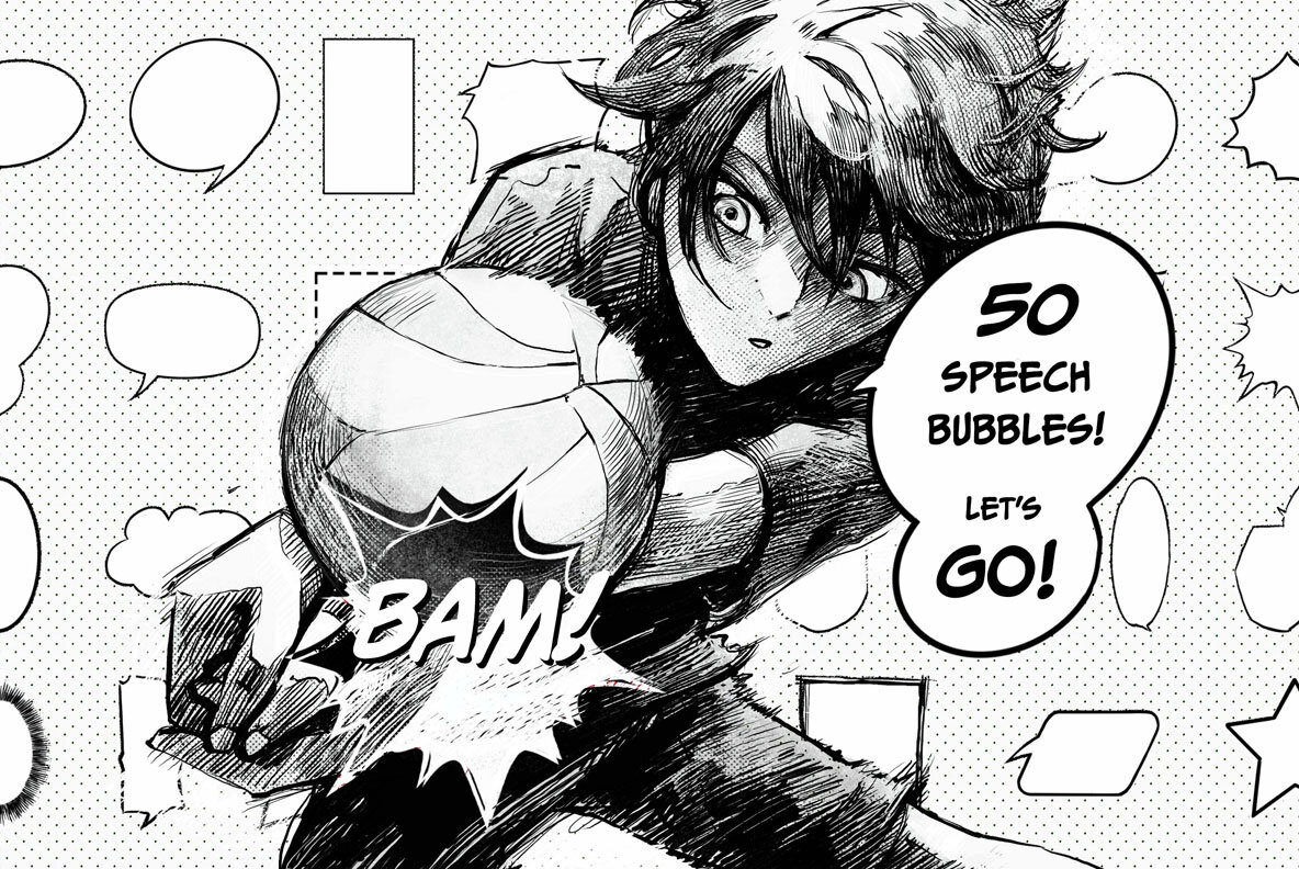 Manga Brushes Affinity Bundle 23