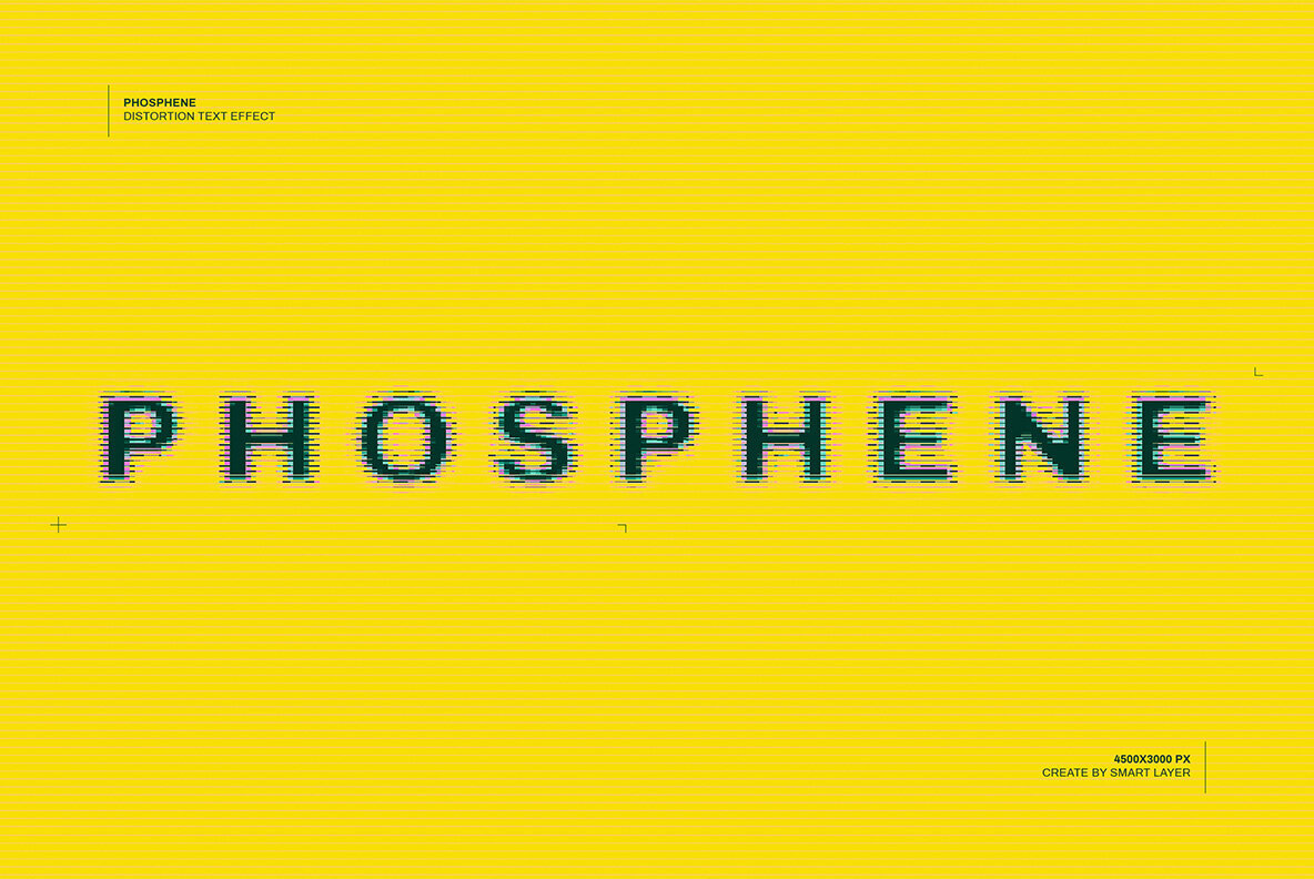 Phosphene Distortion Text Effect 1