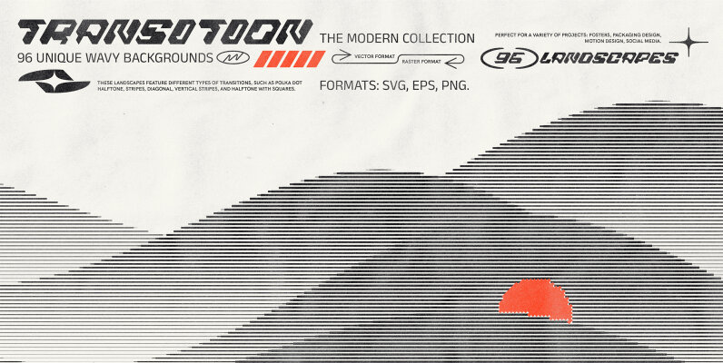 96 Wavy Transition Landscapes