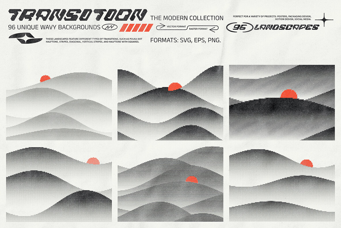 96 Wavy Transition Landscapes 2