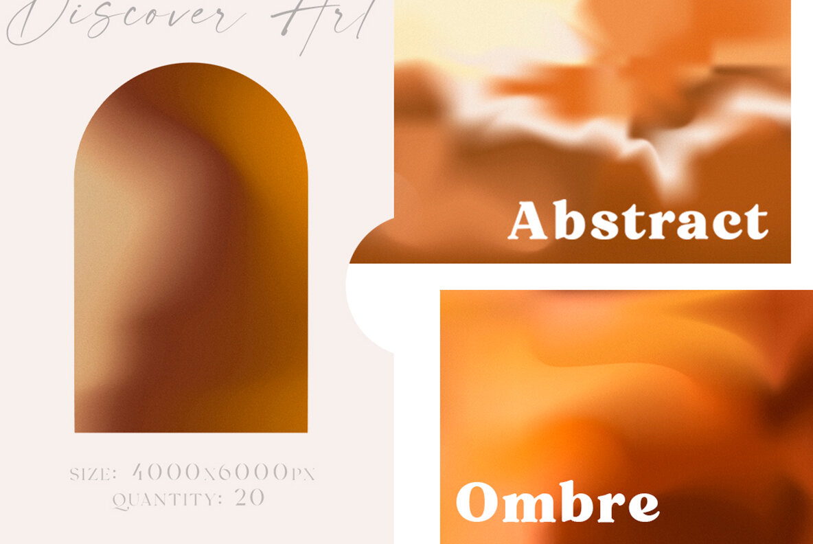 Gradient Ombre Blur Grainy Textures 5