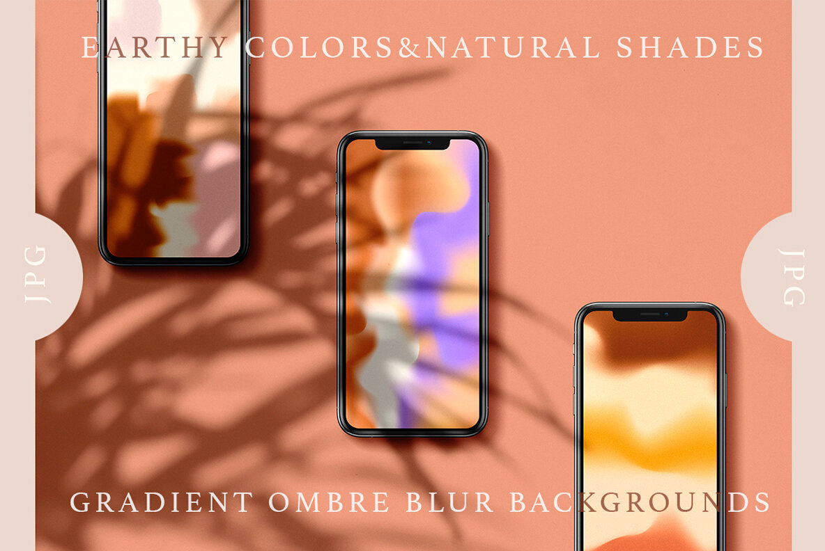 Gradient Ombre Blur Grainy Textures 8
