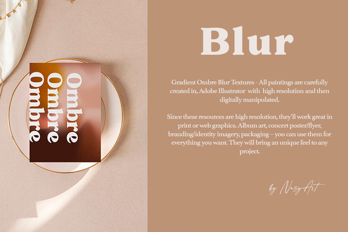 Gradient Ombre Blur Grainy Textures 10