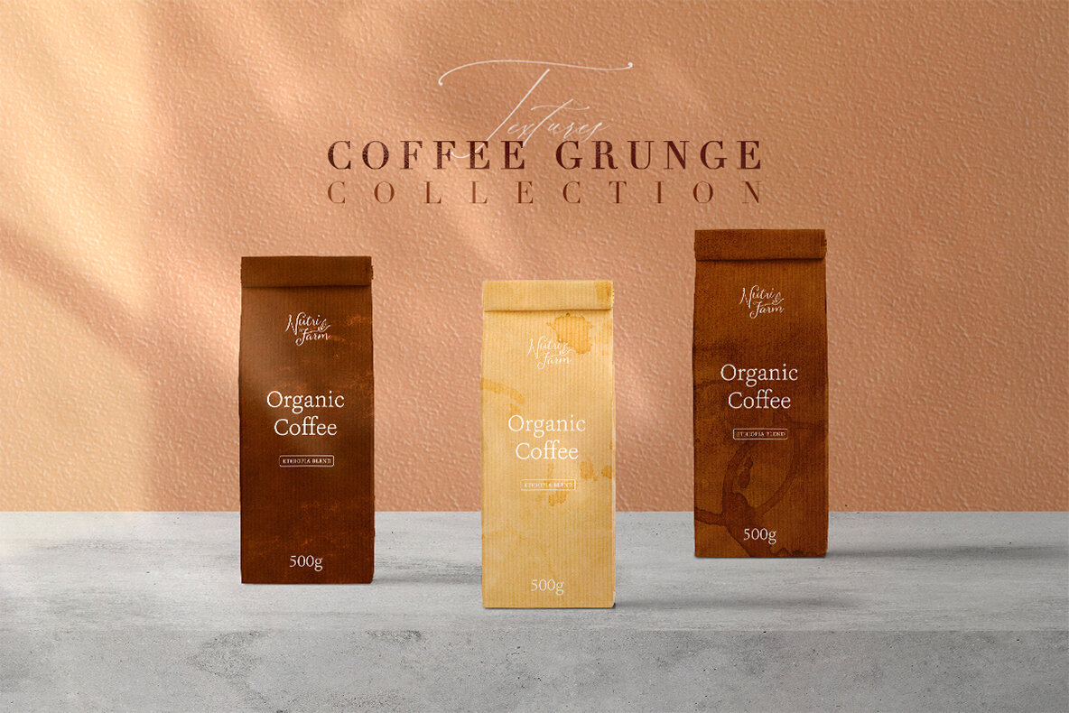 72 Coffee Grunge Vintage Textures 8