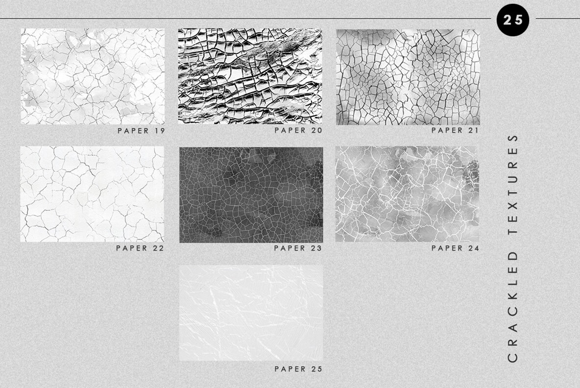Abstract Crackled Paper Textures 8