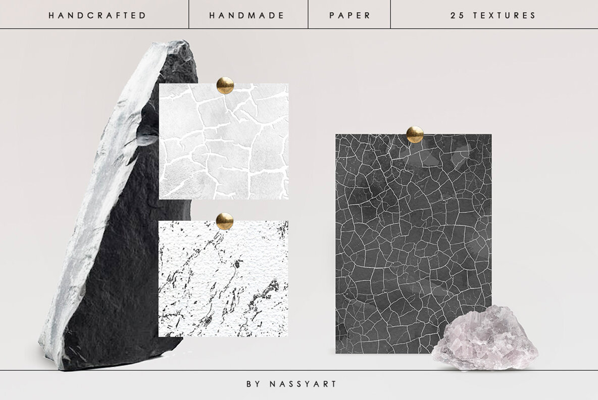 Abstract Crackled Paper Textures 10