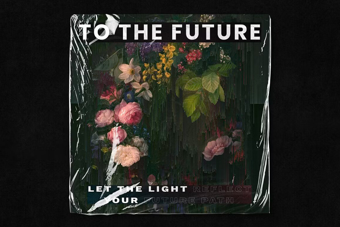 Glitch Floral Elegance Animated 8