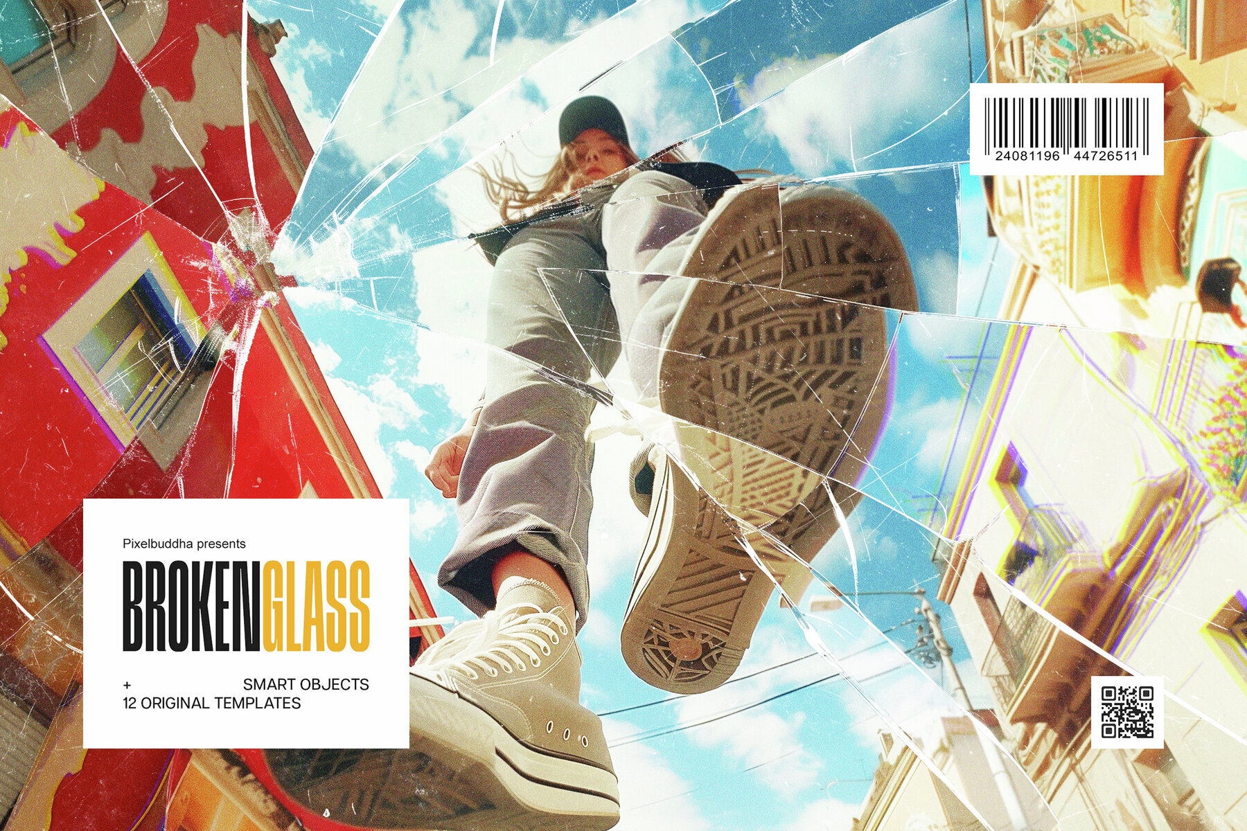 Broken Glass Photo Effects Bundle 1