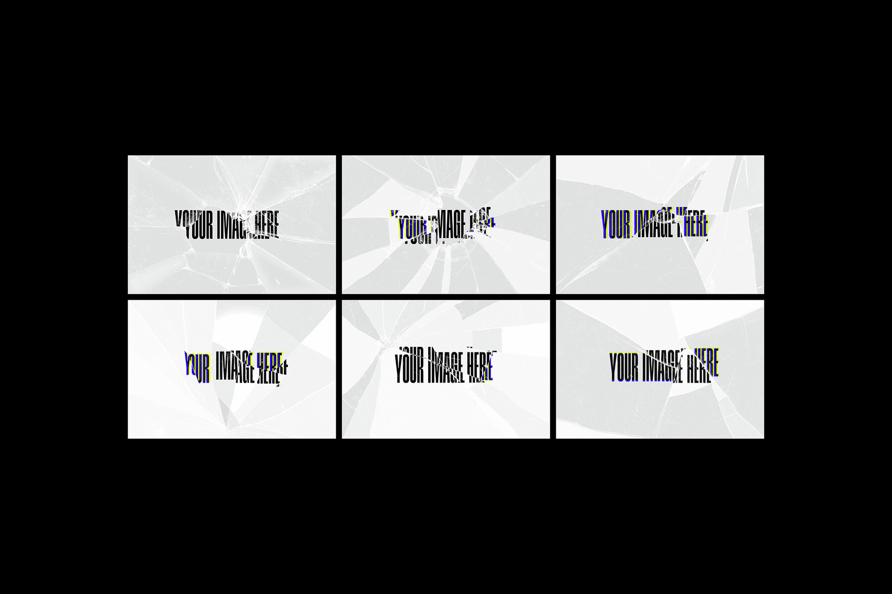 Broken Glass Photo Effects Bundle 7