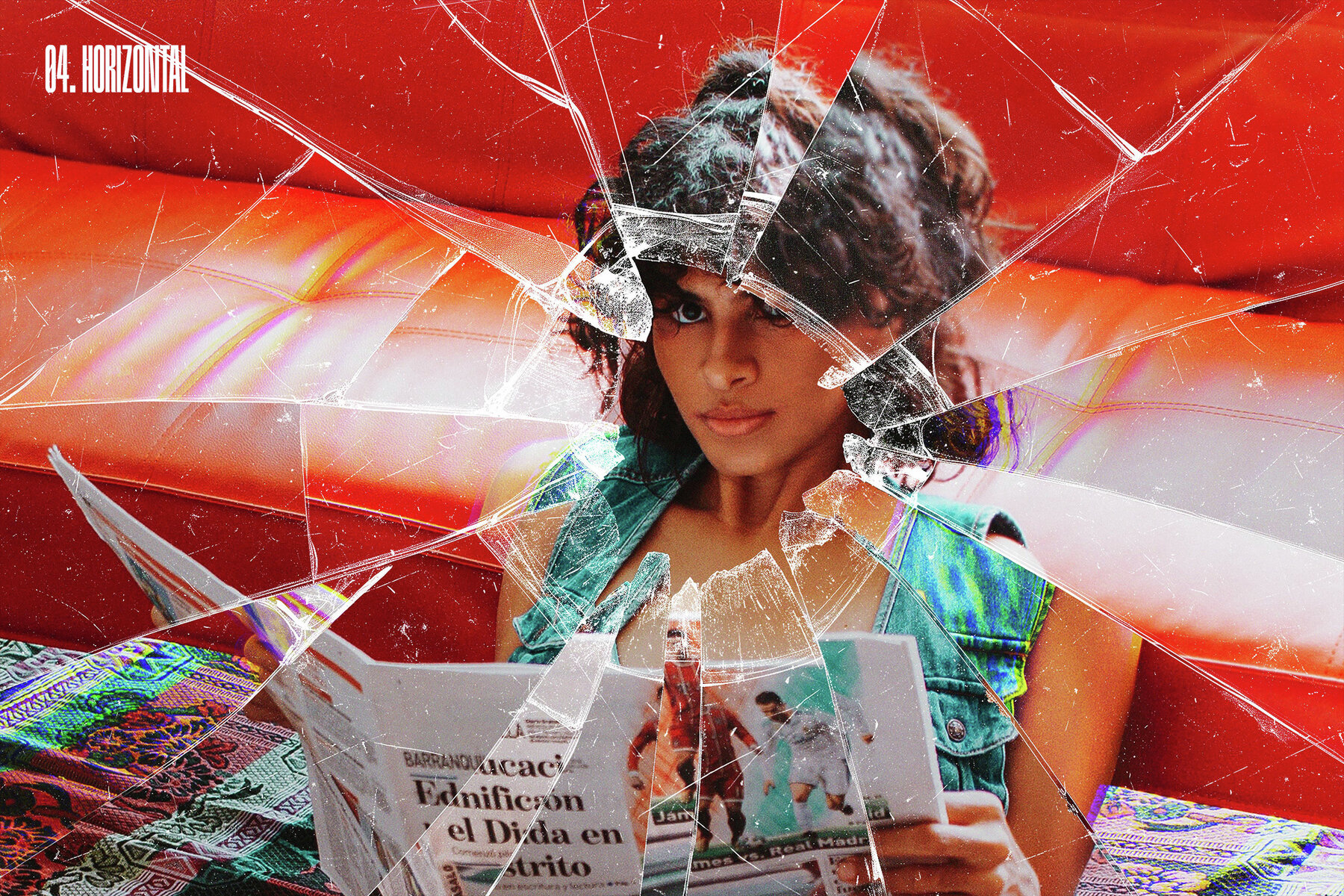 Broken Glass Photo Effects Bundle 10