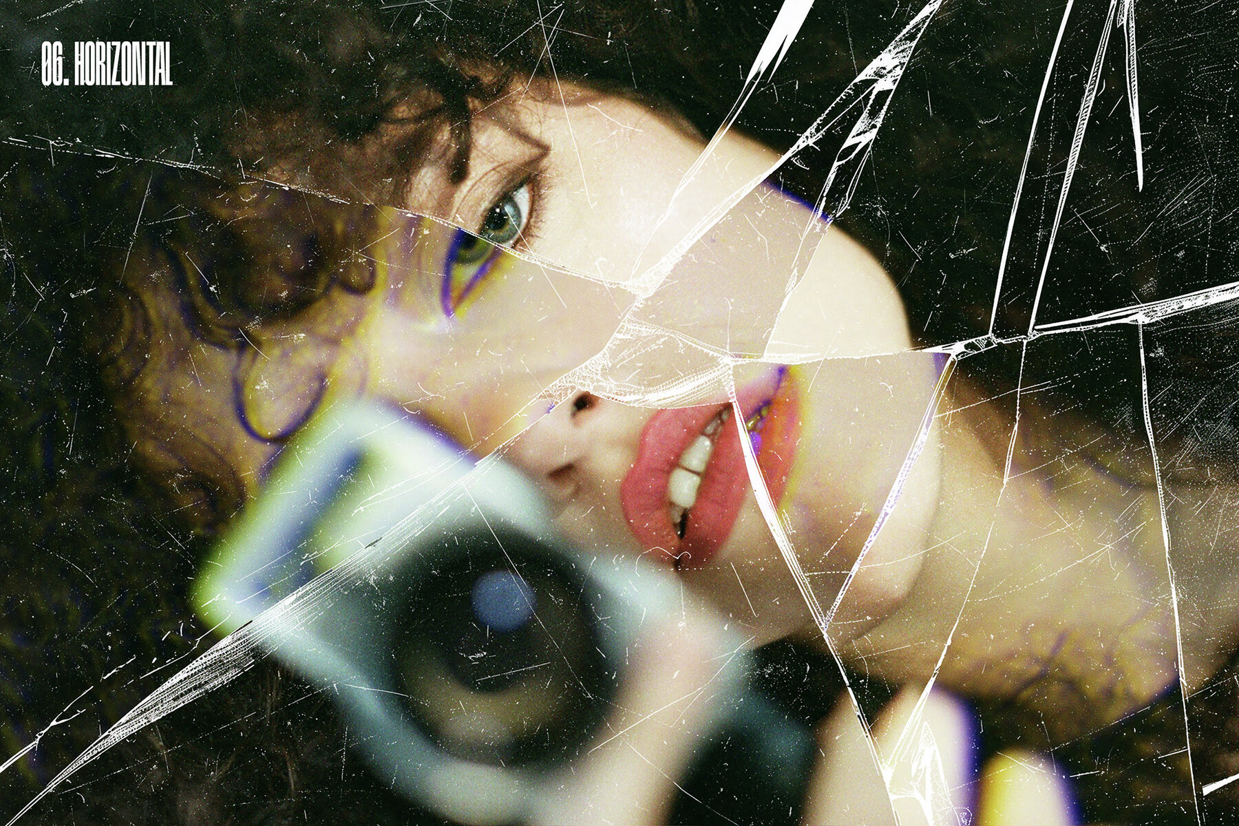 Broken Glass Photo Effects Bundle 15