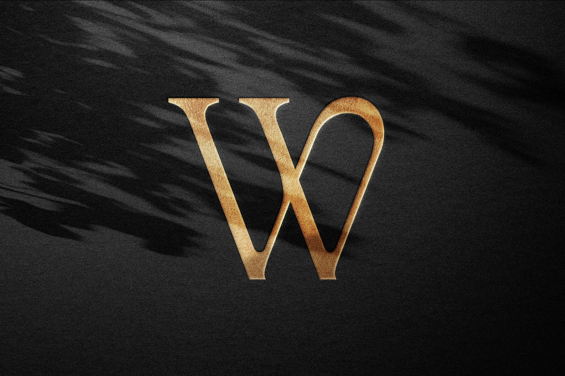 Golden Embossed Logo   Text Mockup 6