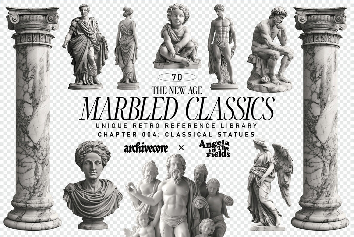 Marbled Classics Vintage Graphics 1