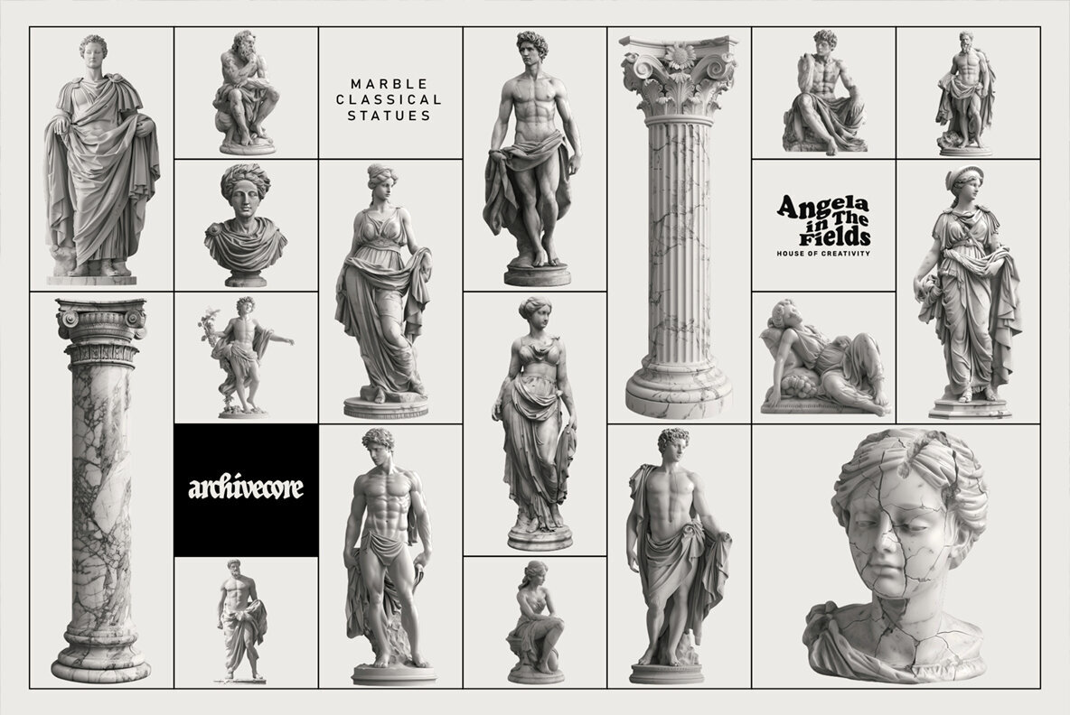 Marbled Classics Vintage Graphics 2