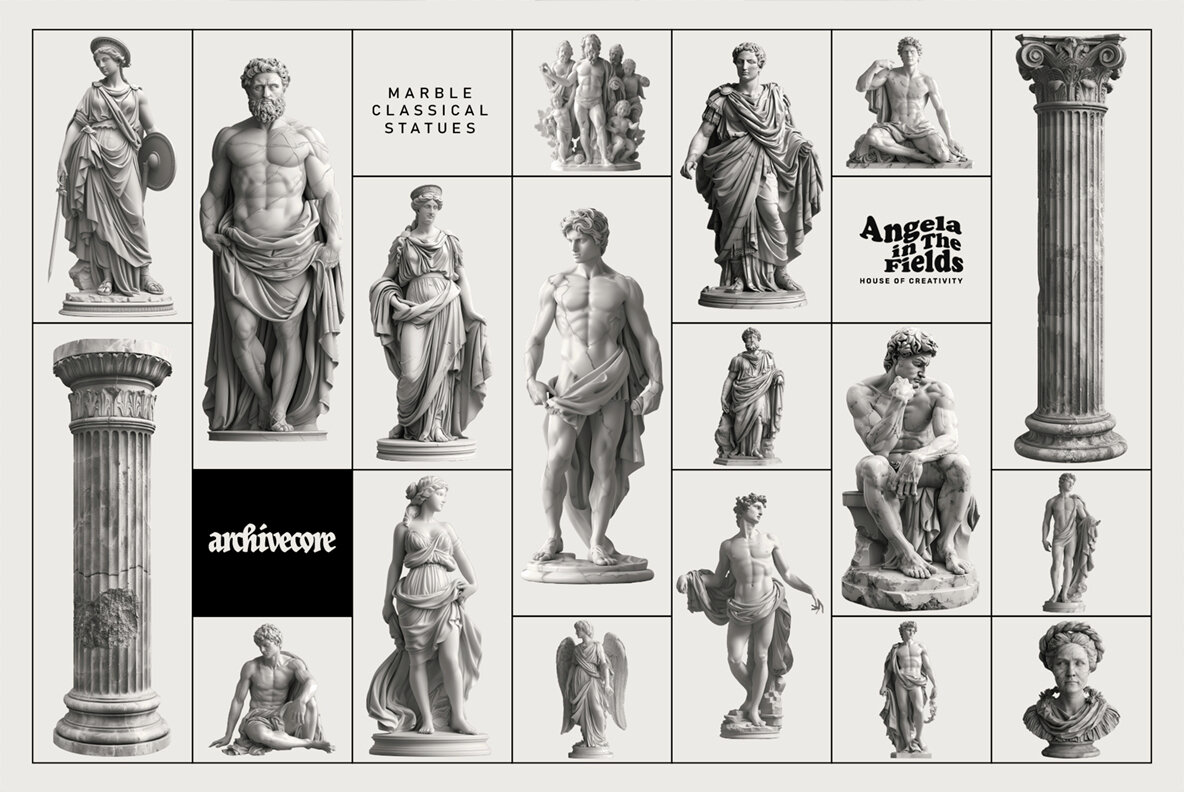 Marbled Classics Vintage Graphics 8