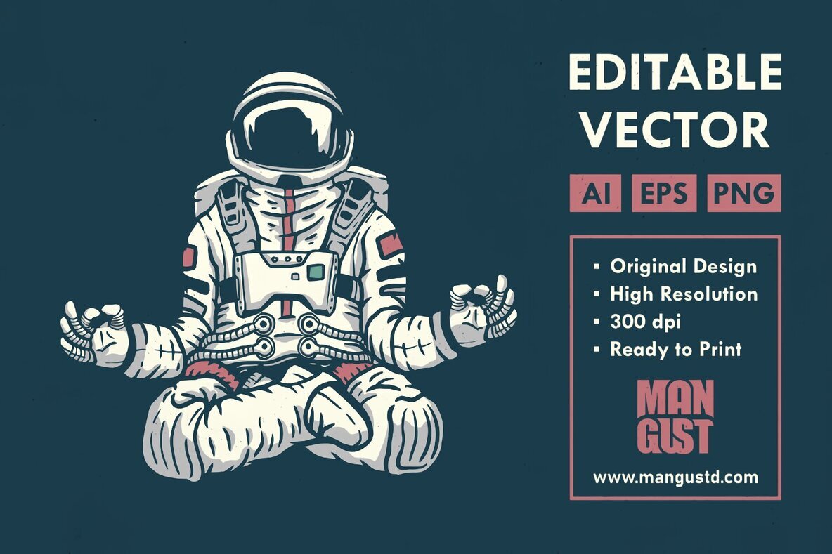 Meditation Astronaut 1