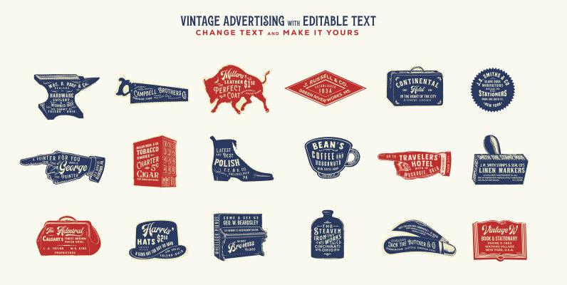 Vintage Advertising Templates