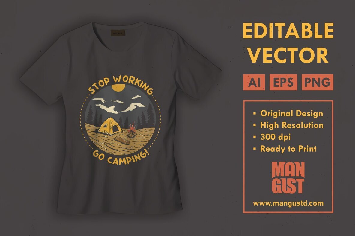 Stop Working Go Camping 3