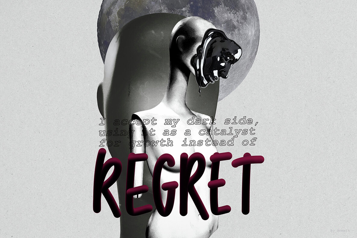 Dark Side Of The Soul Mixed Media Collage Pack 6