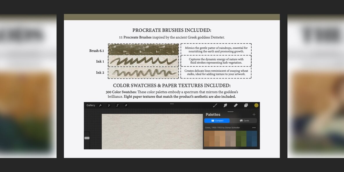 Demeter Procreate Kit 5