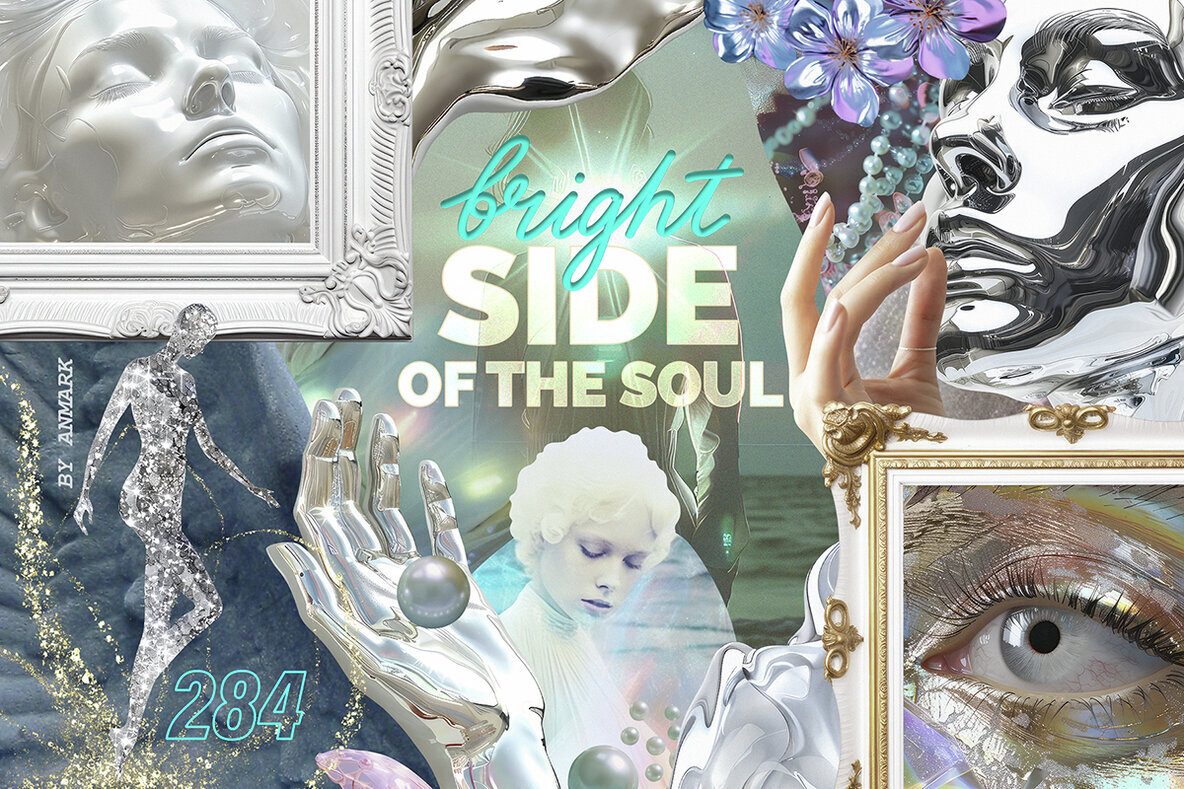 Bright Side Of The Soul Mixed Media Collage Pack 1