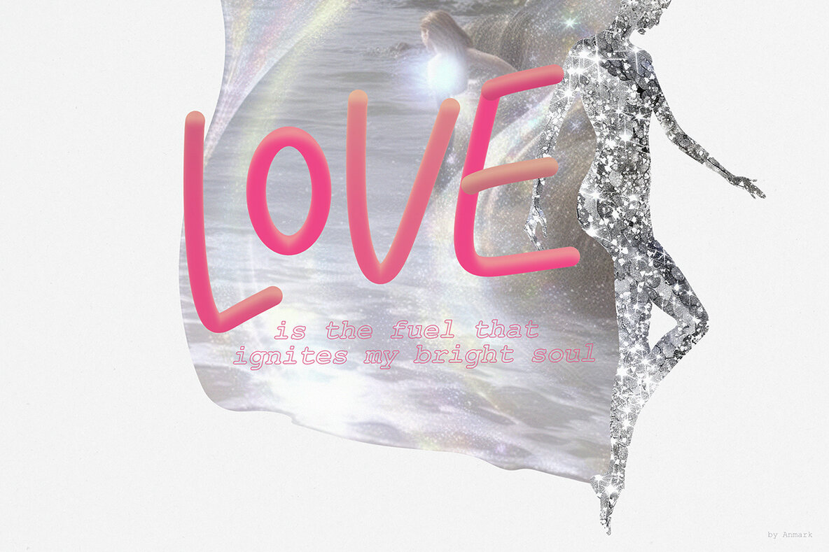 Bright Side Of The Soul Mixed Media Collage Pack 7