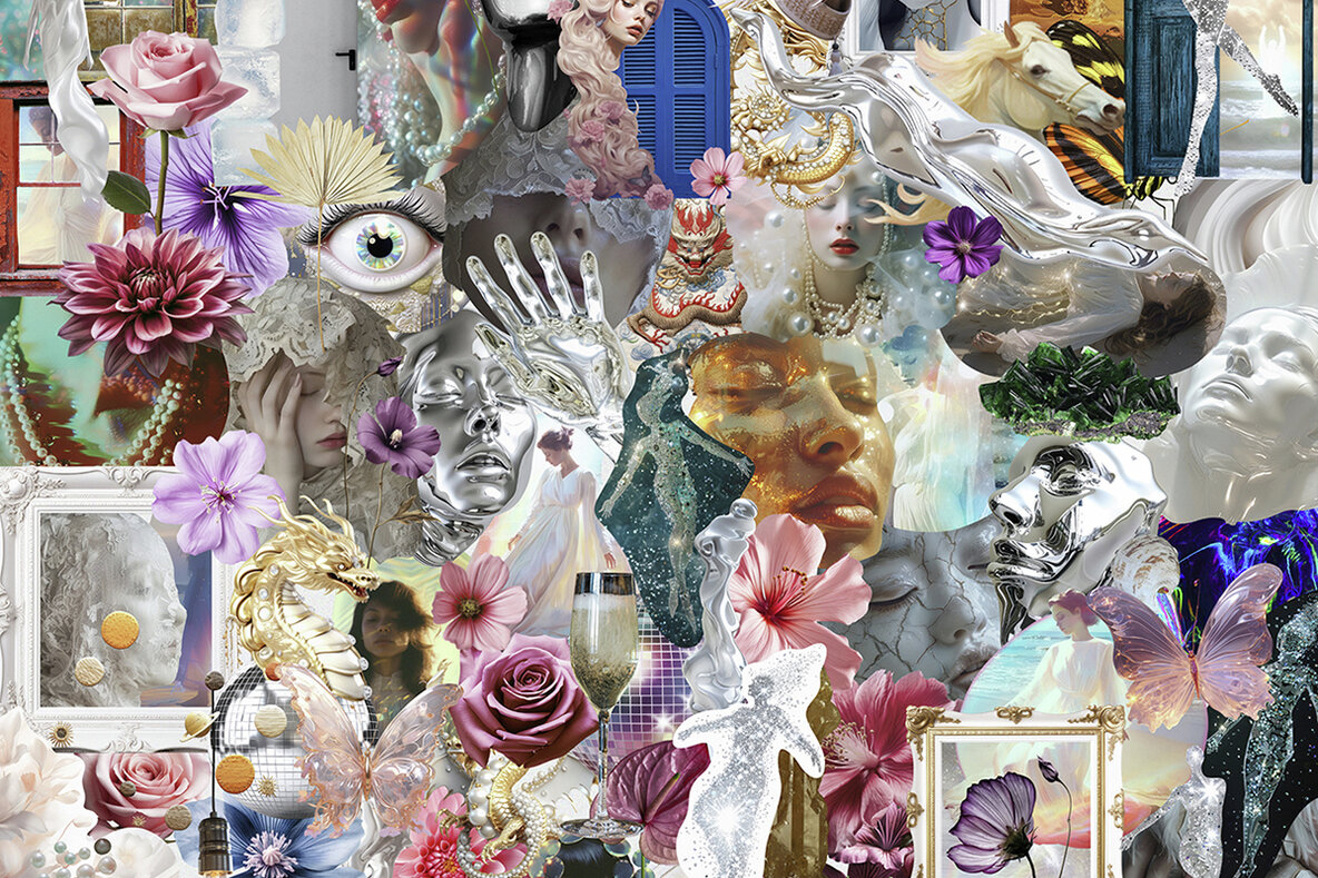 Bright Side Of The Soul Mixed Media Collage Pack 14