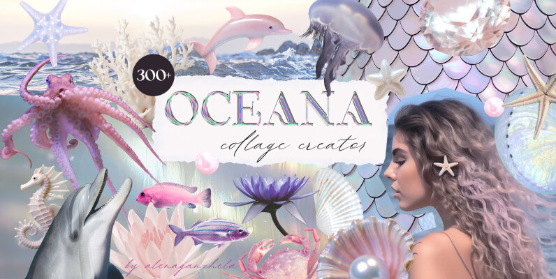 Oceana Collage Creator Pack