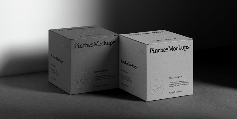 Embossed Boxes Mockup PMBM20
