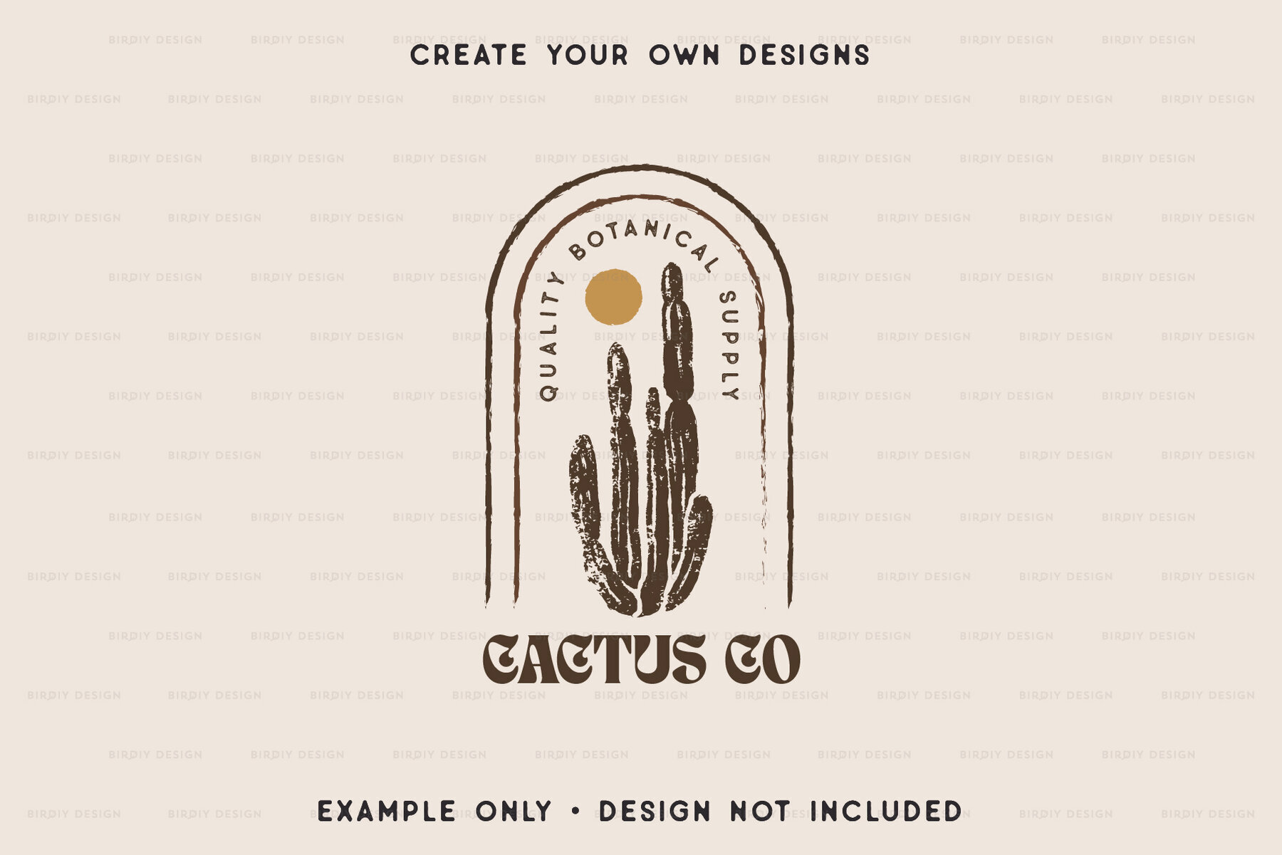 Desert Icons Hand Drawn Graphics Set 2