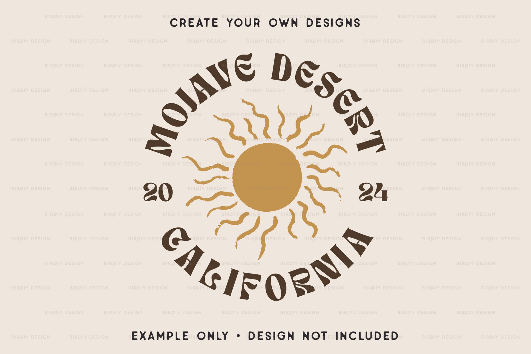 Desert Icons Hand Drawn Graphics Set 3