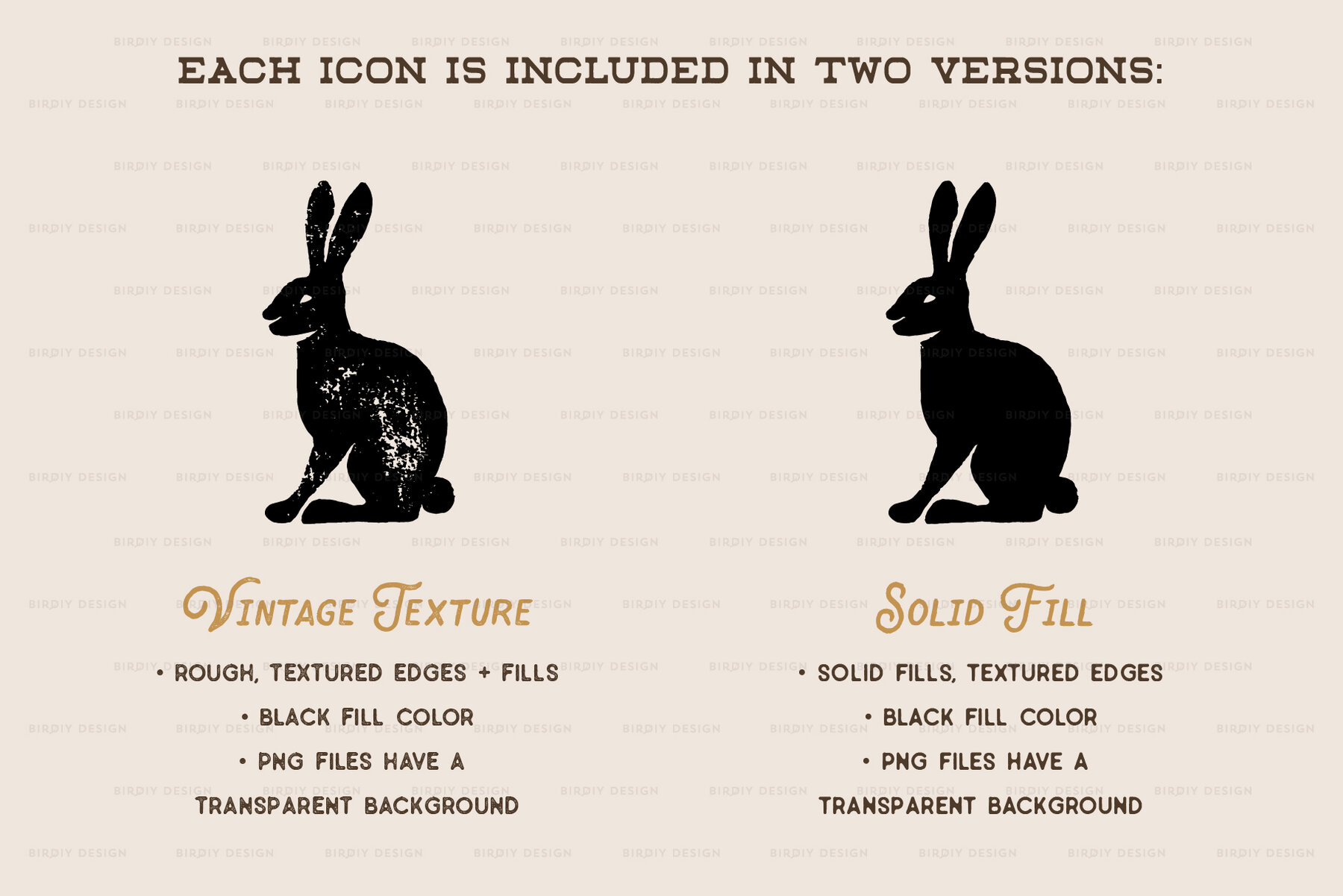 Desert Icons Hand Drawn Graphics Set 9