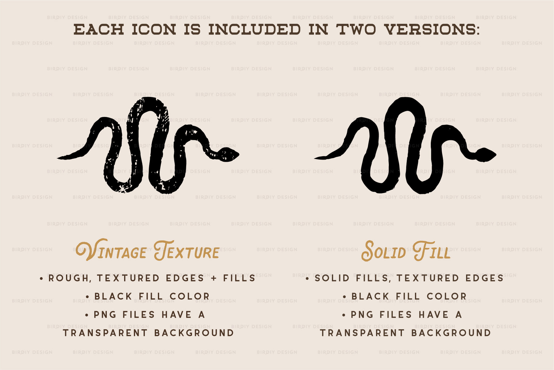 Desert Icons Hand Drawn Graphics Set 9